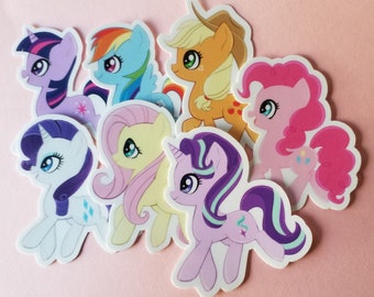 My Little Pony Friendship is Magic Vinyl Sticker Set Laptop Skateboard Computer Water Bottle Car