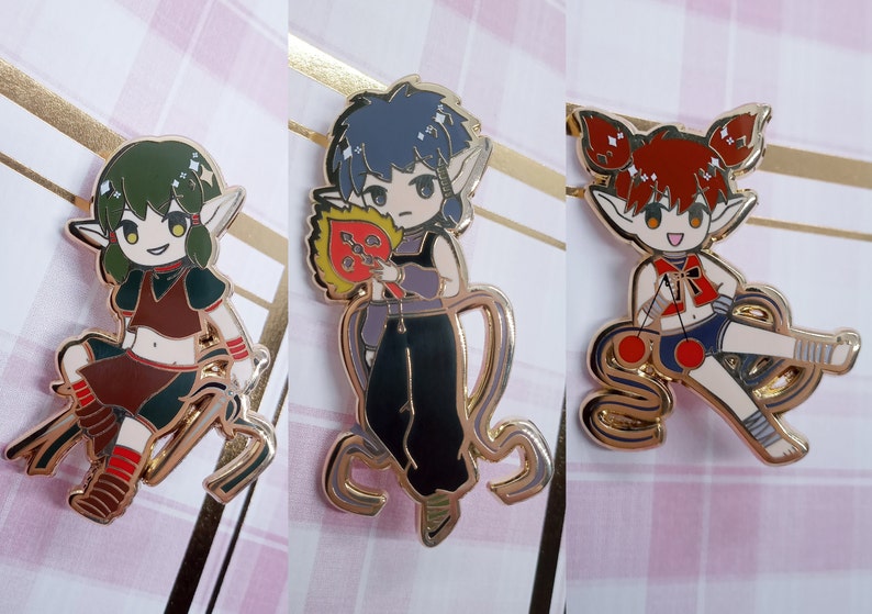 Tokyo Mew Mew Hard Emalj Pin - Ichigo Minto Retasu Purin Zakuro Ringo Berii Kisshu Pai Taruto Neko Alto Masha Ucha bild 9