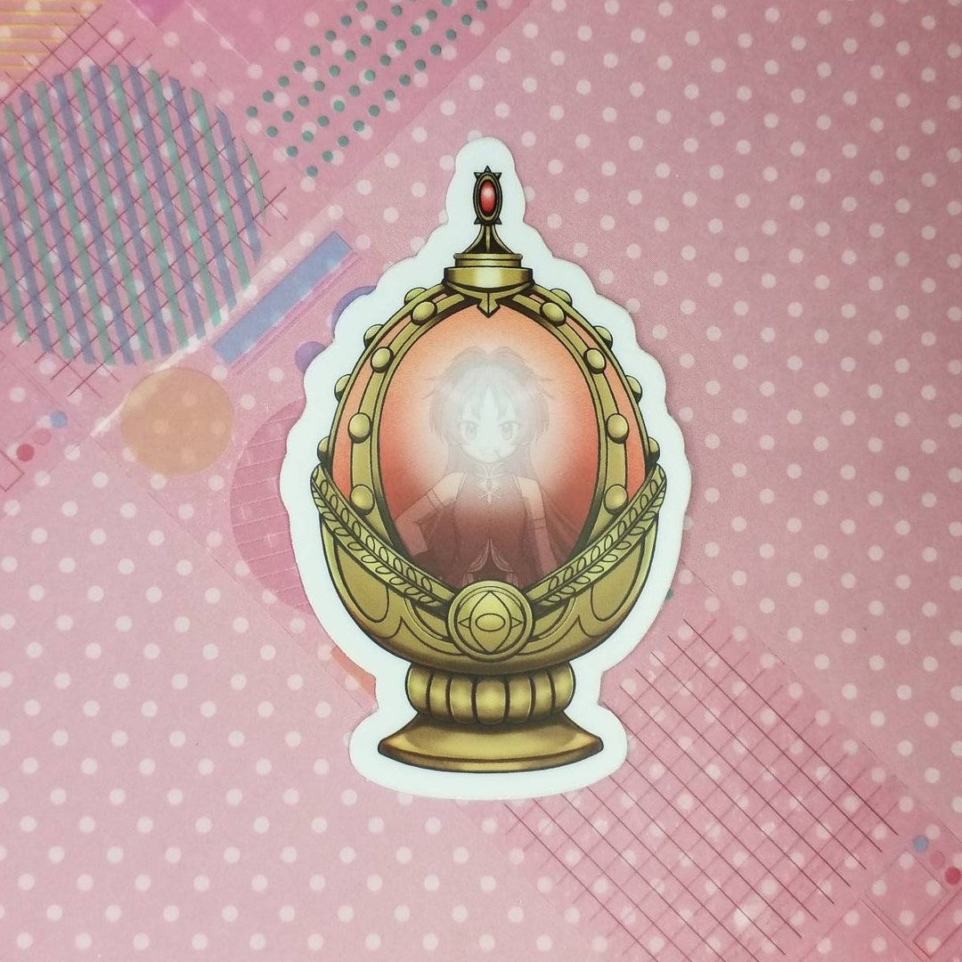 Madoka Magica Kyouko Sakura Soul Gem Vinyl Sticker for Laptop