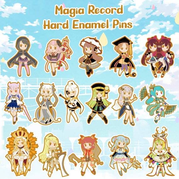 LIMITED Madoka Magica Magia Record Hard Enamel Pins - Holy Mami