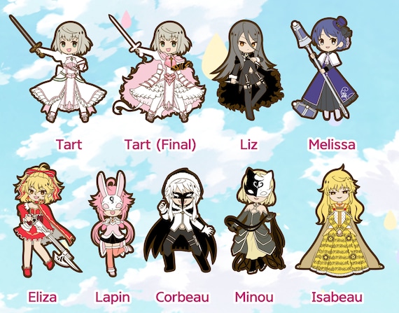 LIMITED Kazumi & Tart Magica Vinyl Stickers for Laptop Skateboard