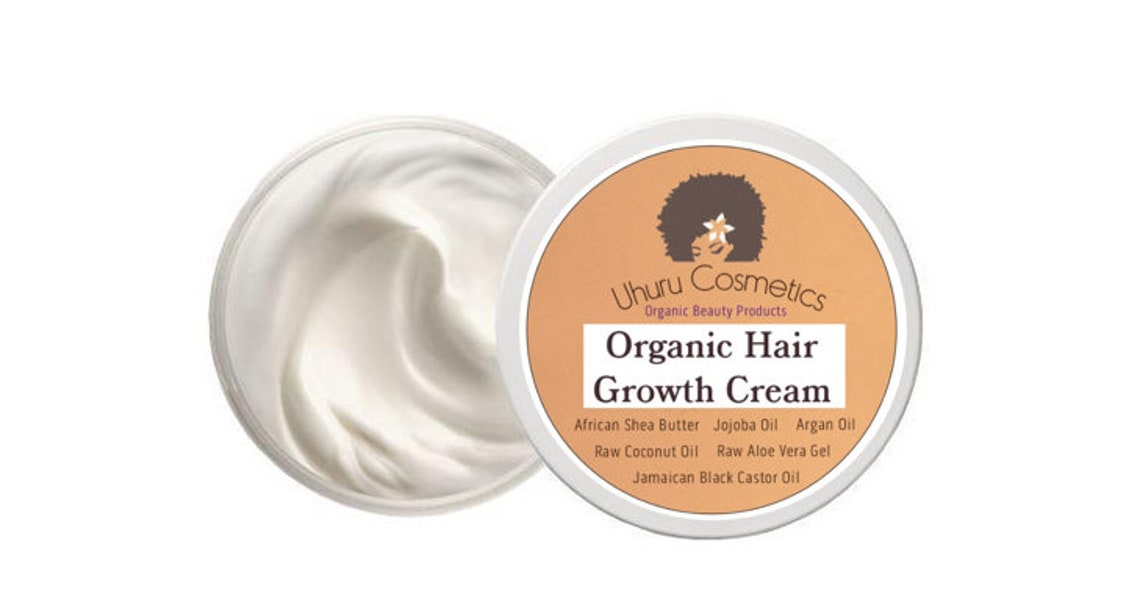 Organic Natural Hair Growth Cream Free Sample of Hair Growth Etsy