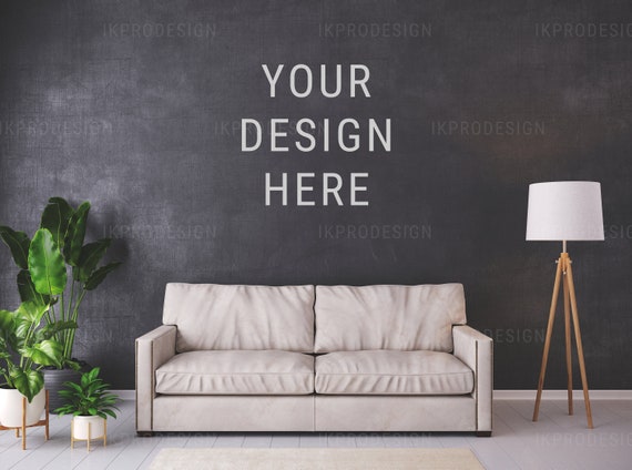 Download Loft Interior Mockup Living Room Mockup Stock Room Mockup Etsy
