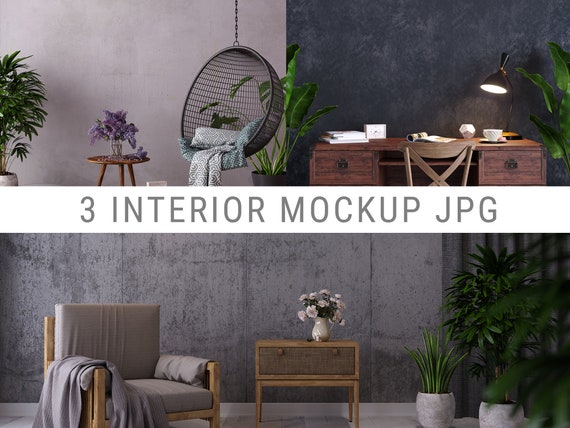 Mockup Interior Bundle Interior Wall Mockup Interior Mockup Etsy