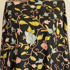 Kashmiri Embroidery, kashmiri shawl, mothers day gift, Pure Wool, Pashmina Shawl and Wrap, pashmina shawl, oversized shawl, warm wrap