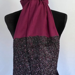 Fashion Stole, 100% Fine Wool Pashmina Shawl and Wrap