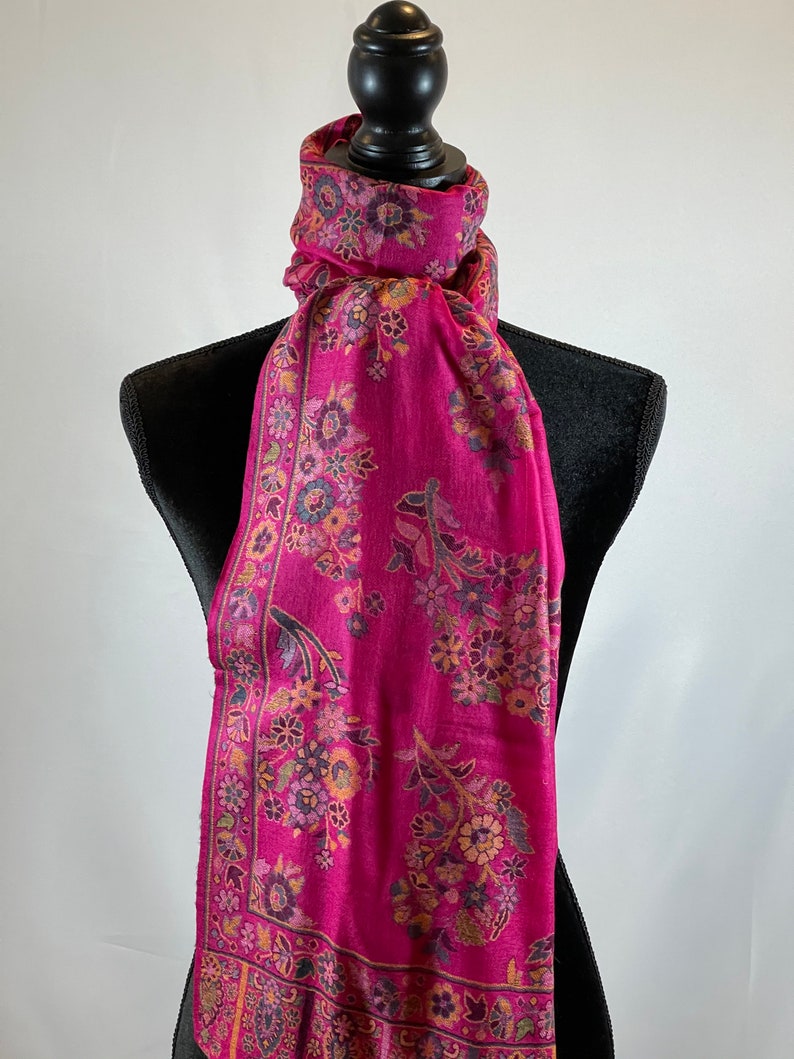Stole Kani Pashmina Shawl Scarf 100/% Wool Shafis By Gazala