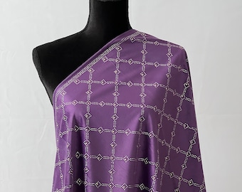 Vintage Velvet Fashion Stole, Shawl and Wrap - Shafis by Gazala, purple velvet wrap, purple shawl, velvet shawl, work on shawl,