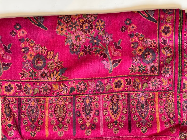 Stole Kani Pashmina Shawl Scarf 100/% Wool Shafis By Gazala