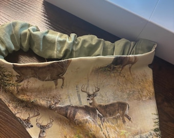 Bandana para mascotas Outdoorsy, con estampado de ciervos