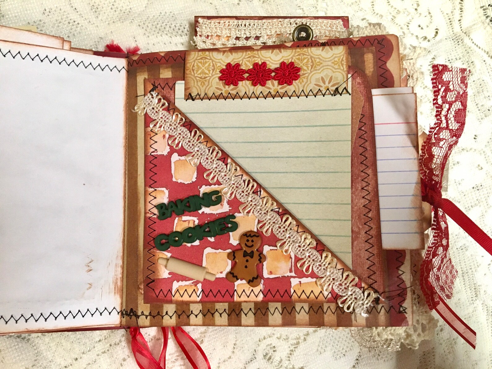 Cookbook Junk Journal Recipe Holder Etsy