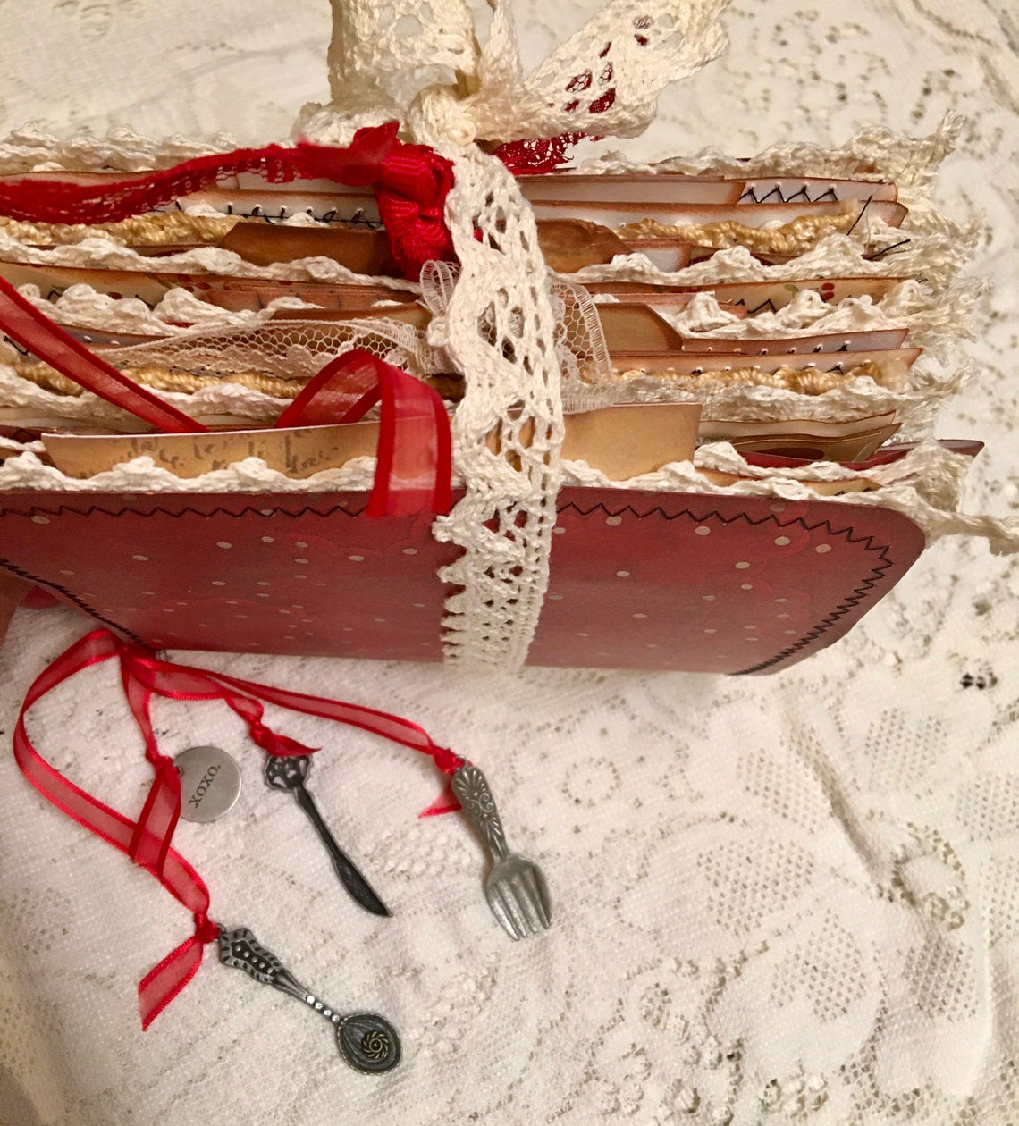 Cookbook Junk Journal Recipe Holder Etsy