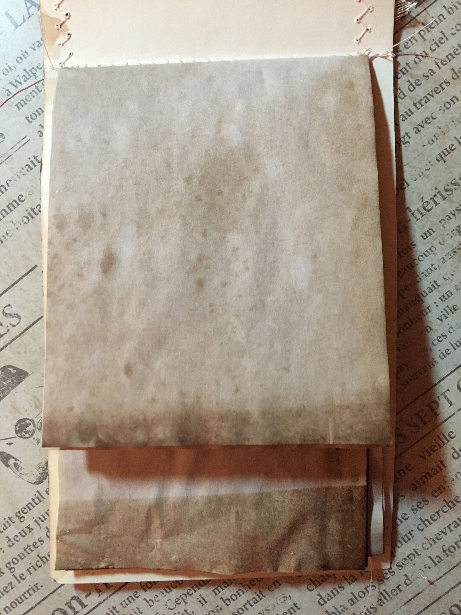 Mini Junk Journal Notepad Etsy