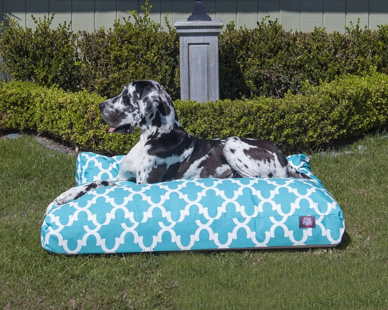 Personalized Rectangle Style Dog Bed Durable Bedding Etsy