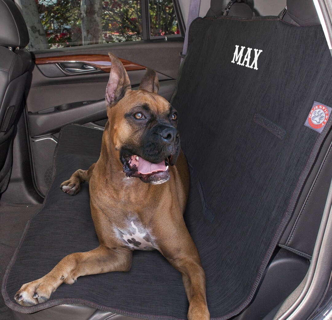 Best Dog Dad Ever - Personalized Custom Car Seat Cover
