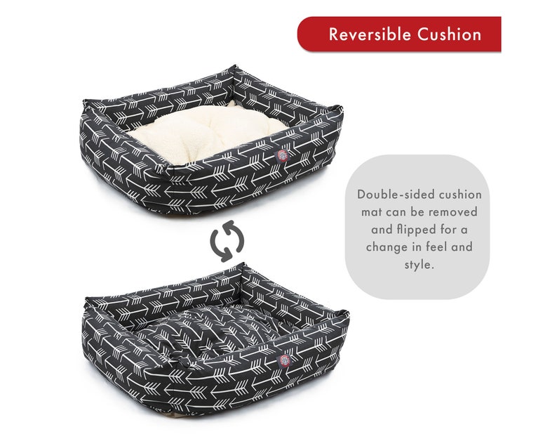 Personalized Dog Bed Dog Bed Sherpa Dog Bed Bolster Dog Etsy