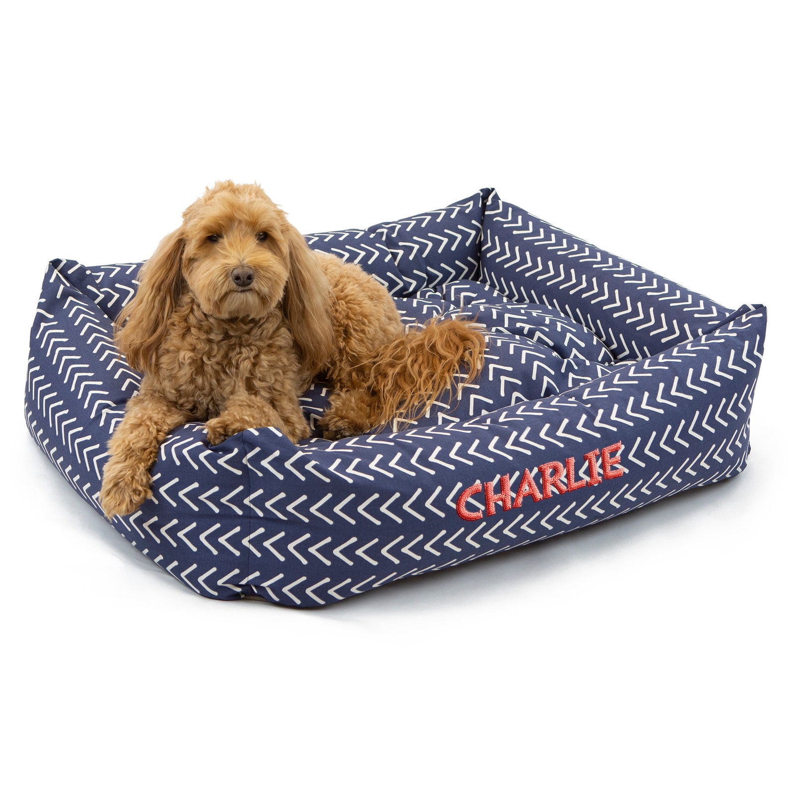 Dog Bed, Personalized Dog Bed, Custom Dog Bed, Washable Dog Bed, Dog ...