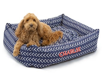 Dog Bed, Personalized Dog Bed, Custom Dog Bed, Washable Dog Bed, Dog Pillow, Pet Beds, Large Dog Bed, Small Dog Bed, Pet Bed