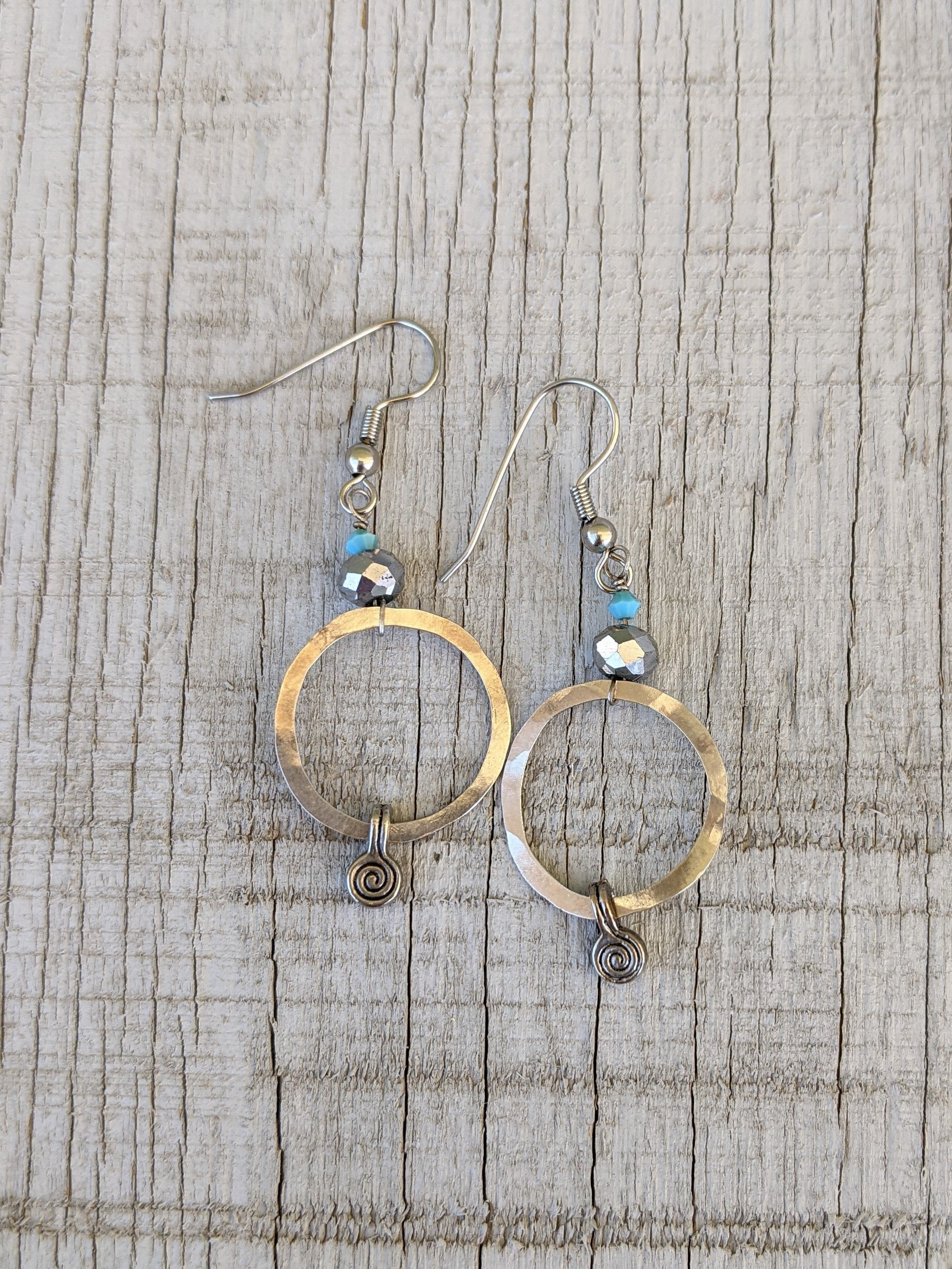 Earring Trio - Silver and Turquoise