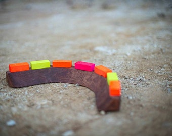 Pista de motocross con curva peraltada del 180%, juguetes de madera, regalo de cumpleaños, regalo de Navidad