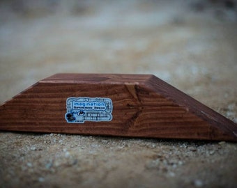 Pista de motocross de madera hecha a mano, pista de motocross de juguete