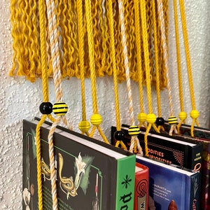 Bee Book Hanger /  Hanging BookShelf / Book Nook / KnotandTyet Hanging BookShelf / original product idea and design by Knot & Tyet
