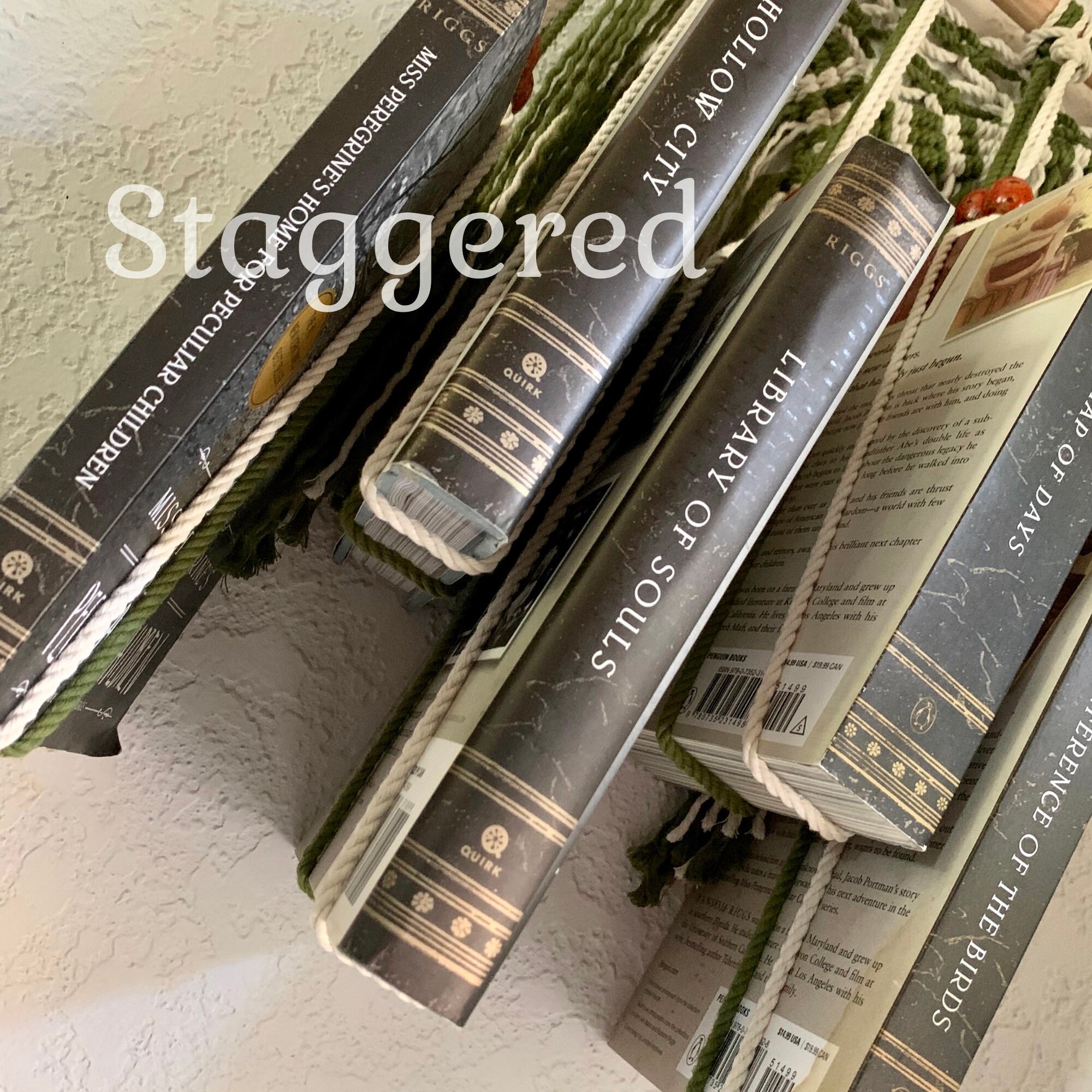 Knotandtyet Book Shelf / Book Shelf / Book Hanger / Office Etsy