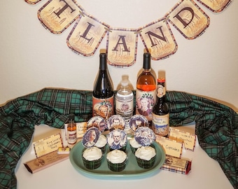 Outlander Inspired Watch Party Decoration Bundle PDF **For Digital Download**