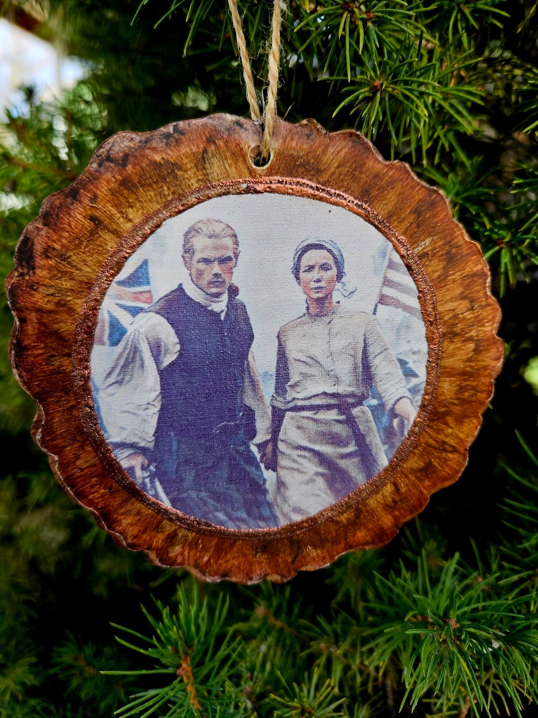 Outlander Christmas Ornament, Outlander Merchandise, Acrylic 3D Outlander Ornaments for Christmas Tree, Funny Ornament, Christmas Ornaments, Funny Christmas Tree Decoration(C