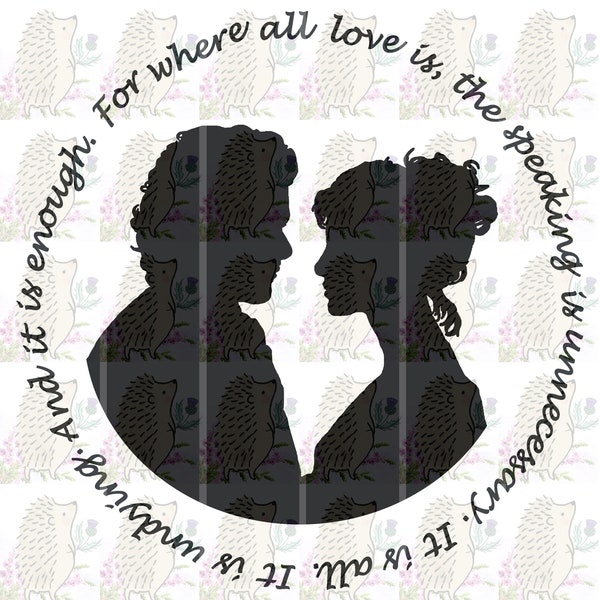Outlander Jamie & Claire For Where All Love SVG png pdf jpg | cricut | clipart | cameo, cut file
