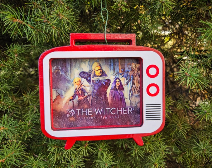 My Favorite TV Show – the Witcher Television Ornament (TV-08) - Etsy