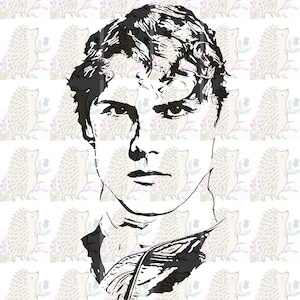 Jamie Fraser Outlander SVG png pdf jpg | cricut | clipart | cameo, cut file