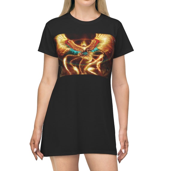custom print t shirt dress