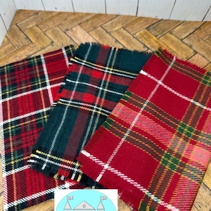 Miniature Dollhouse Blanket, Christmas, Scale 1:12