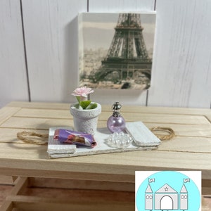 Miniature Dollhouse Gift Tray, Farmhouse, Scale 1:12