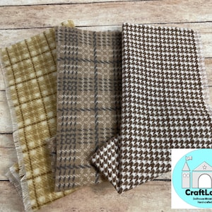 Miniature Dollhouse Blankets, Fall, Scale 1:12