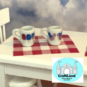 Miniatur 1:12 4.Juli 1:12 Unabhängigkeitstag Becher