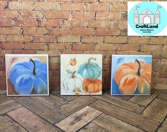 Decoración de pared para casa de muñecas en miniatura, otoño, escala 1:12
