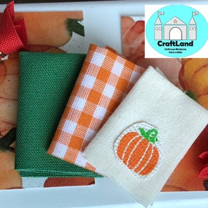 Miniature Dollhouse, Kitchen Towels, Orange, Scale 1:12