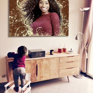 Personalized Wall Art Portrait Canvas Print &quot;Dream Art&quot;