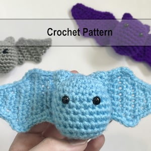 Little Bat Crochet Pattern Instant Download | Bat Amigurumi Crochet Pattern | Creepy Cute Crochet Bat Pattern
