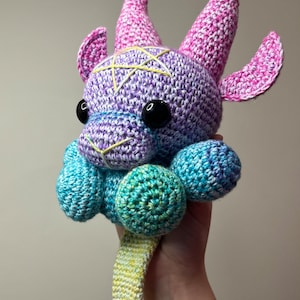 Rainbow Baphomet Plushie | Crochet Baphomet | Amigurumi Black Phillip | Crochet Goat Plushie