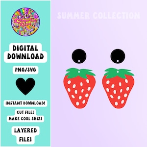 Strawberry Earring laser cut file, strawberry earring svg file, strawberry earring glowforge laser cut file