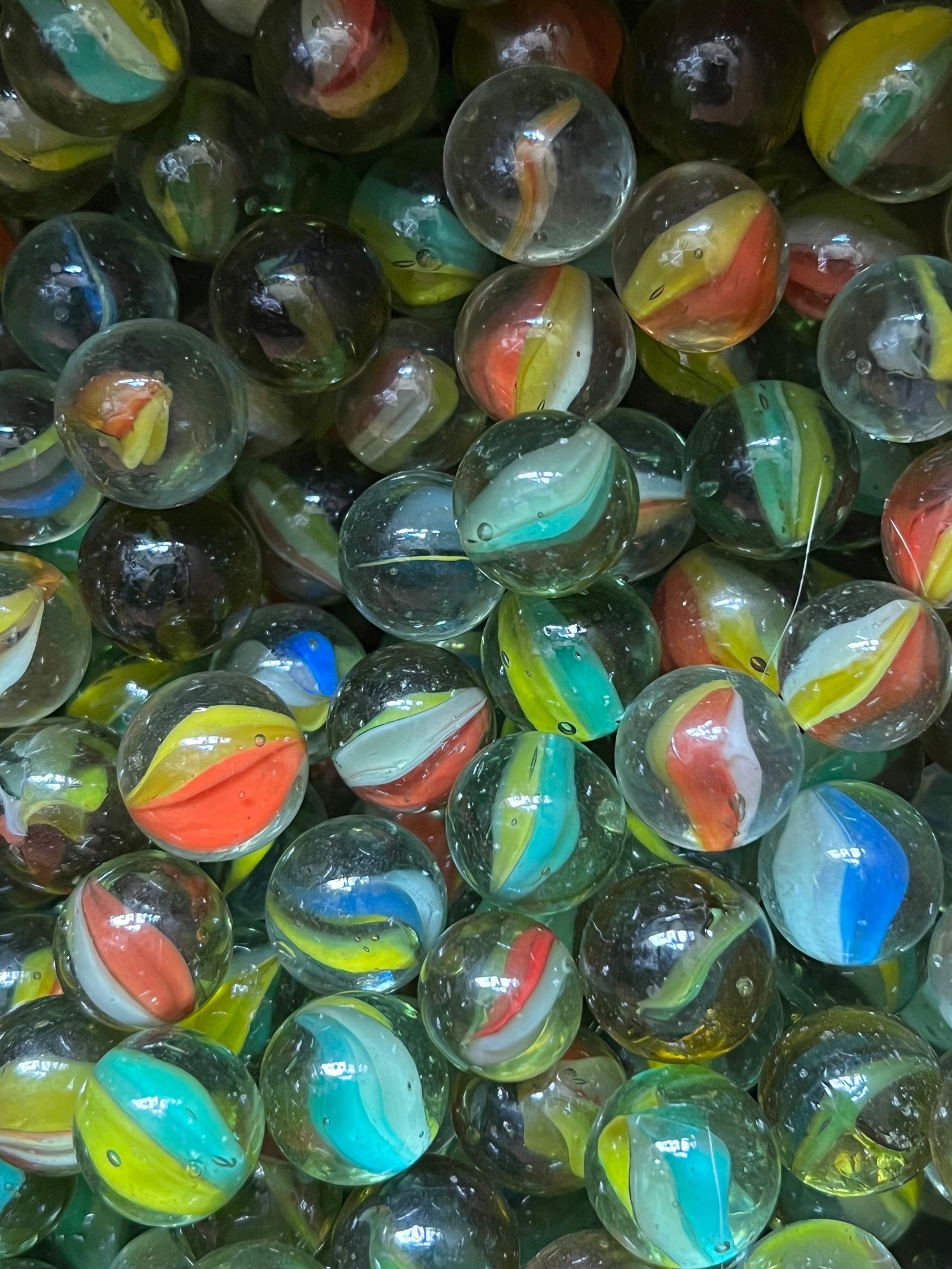 Vintage Colorful Cats Eye Marbles Sold in Groups of 30 Etsy