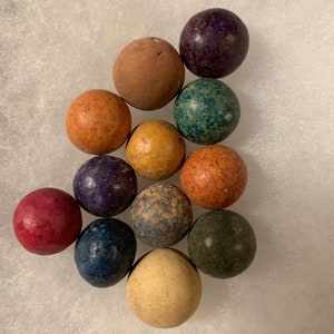 Civil War Era Clay Marbles Sold by the Dozen: Free Shipping image 5