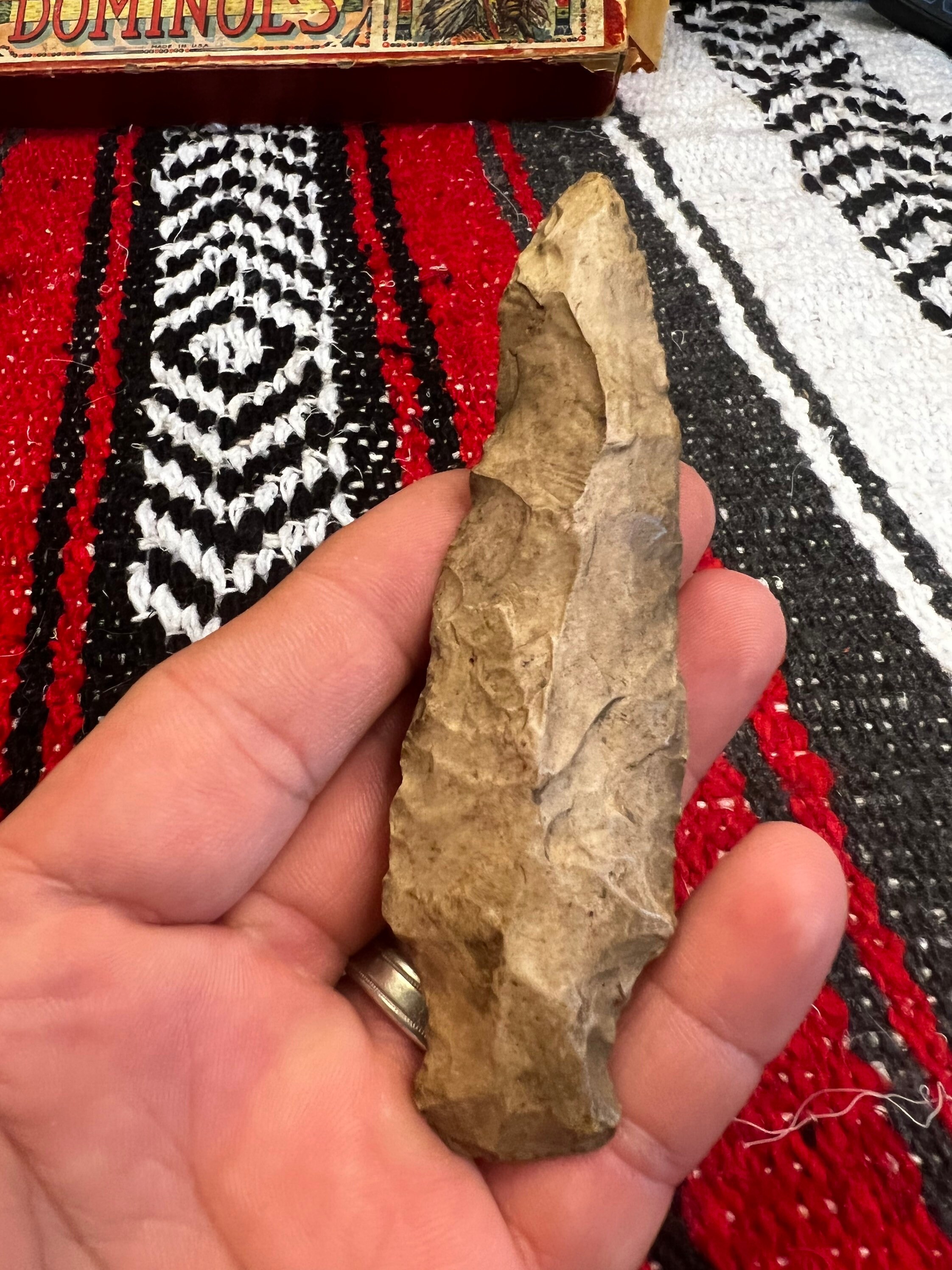 A Nice Large Pickwick Arrowhead From Western North Carolina Etsy