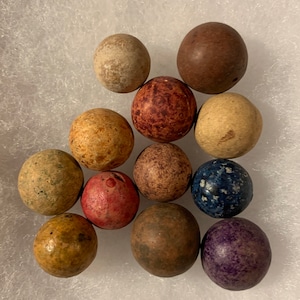 Civil War Era Clay Marbles Sold by the Dozen: Free Shipping image 4