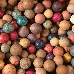 Civil War Era Clay Marbles Sold by the Dozen: Free Shipping image 3