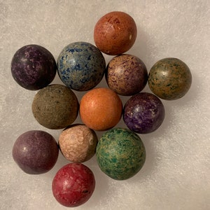 Civil War Era Clay Marbles Sold by the Dozen: Free Shipping image 2