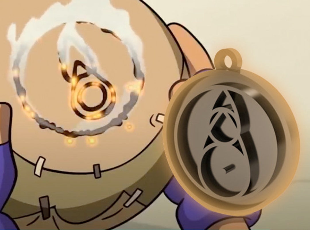 Owl House Fire Glyph Pendant Etsy